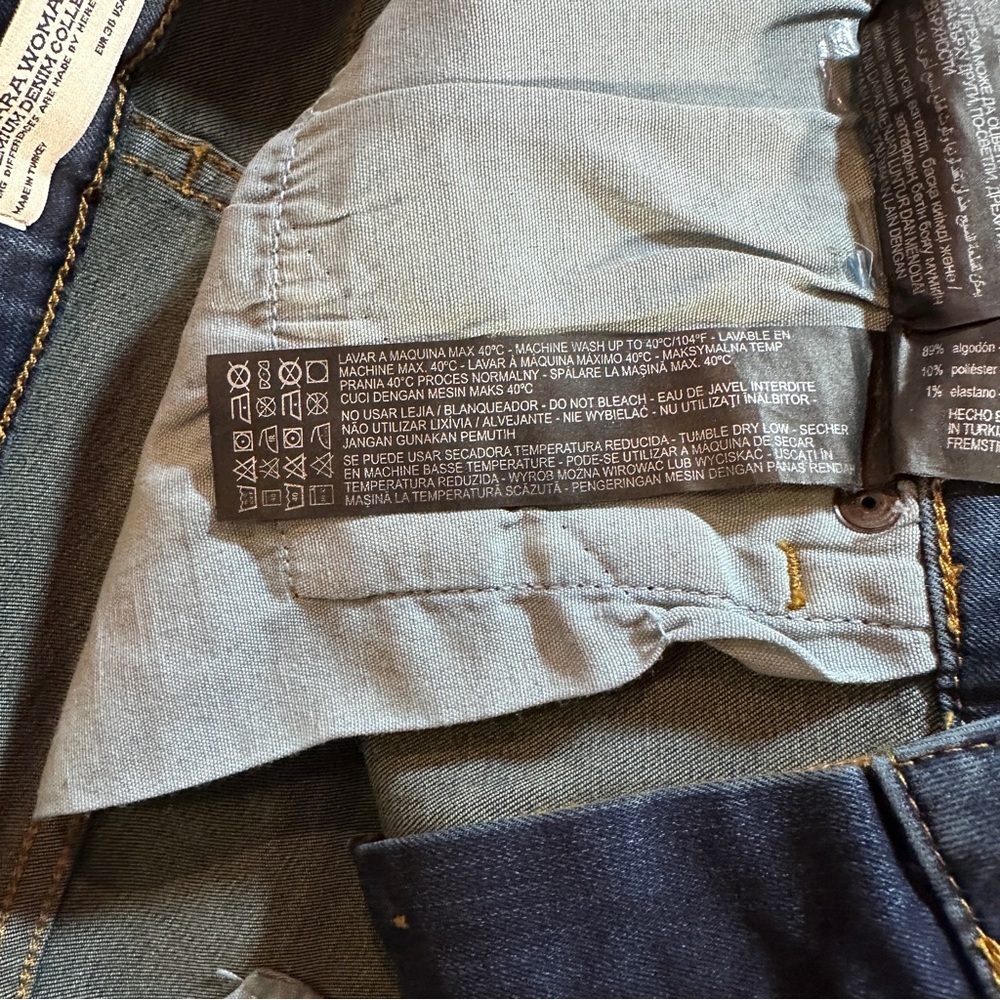 Zara Woman Skinny Jeans - Size 6 - Picture 9 of 10